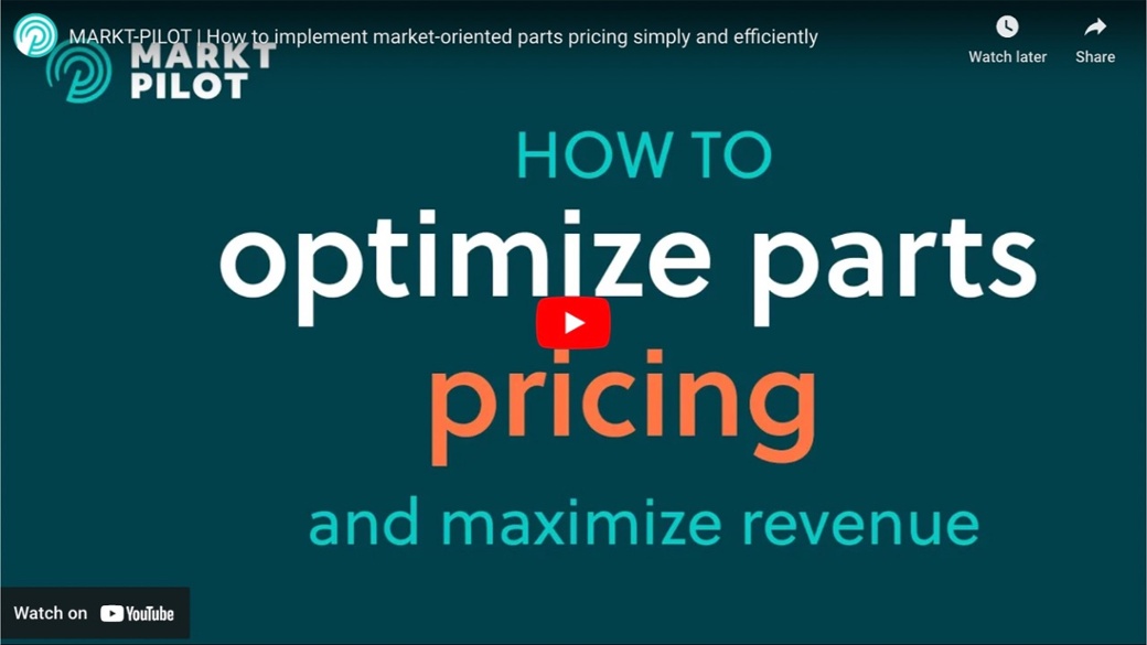 How to implement market-oriented parts pricing simply and efficiently-1